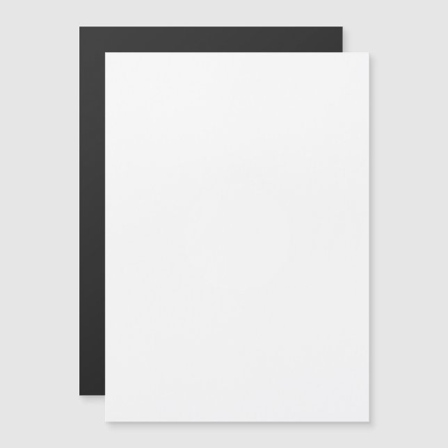 Carte magnétique 5" x 7" (Devant / Derrière)