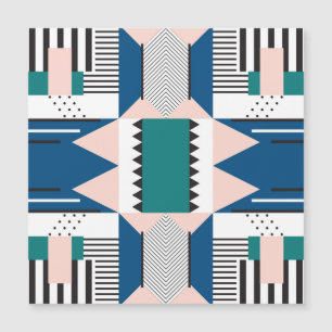 Carte Magnétique Abstrait moderne : Style géométrique sans couture