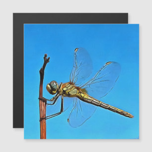 Carte Magnétique Accrochez-Vous Là Dragonfly Artistique