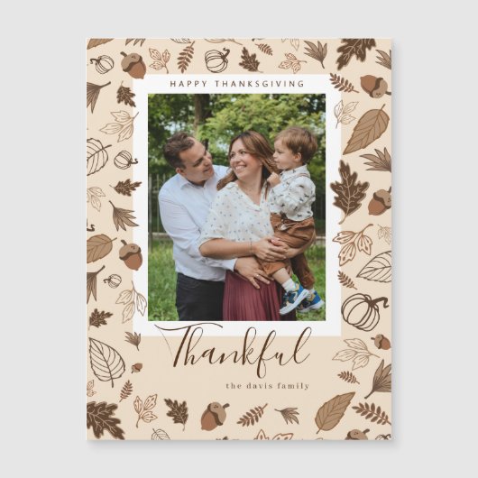 Carte Magnétique Action de grâce (Devant)