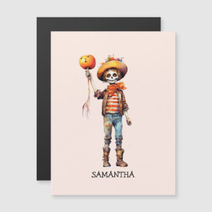 Carte Magnétique Adorable Kid Zombie - Jolie Halloween (3)