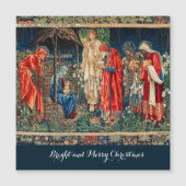 Carte Magnétique ADORATION DE MAGI Morris, Burne-Jones (Devant)