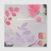 Carte Magnétique Affections douces du matin (Devant)