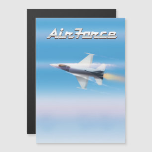 Carte Magnétique Affiche de jet de l'armée de l'air