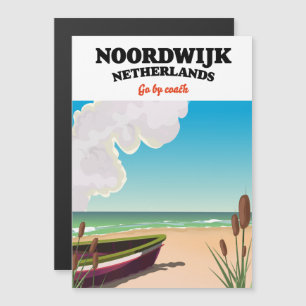 Carte Magnétique Affiche de voyage à Noordwijk aux Pays-Bas