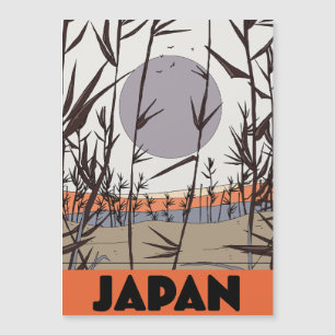 Carte Magnétique Affiche de voyage au Japon