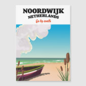 Carte Magnétique Affiche de voyage de Noordwijk Pays-Bas (Devant)