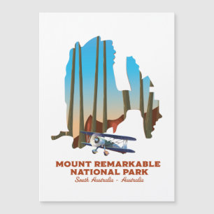 Carte Magnétique Affiche de voyage en Australie du Sud Mont Remarka