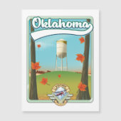 Carte Magnétique Affiche de voyage Oklahoma (Devant)
