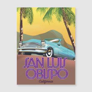 Carte Magnétique Affiche de voyage San Luis Obispo Californie