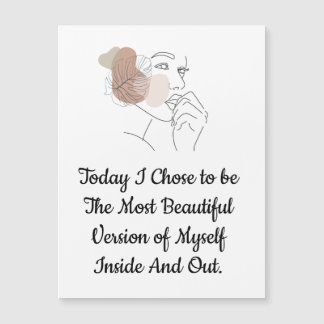 Carte Magnétique affirmation positive