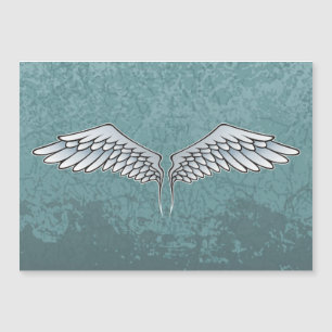 Carte Magnétique Ailes gris-bleu