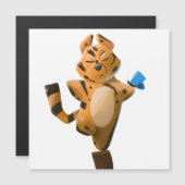 Carte Magnétique Aimant de dessin de l'année de tigre - Tigre Zodia (Devant / Derrière)