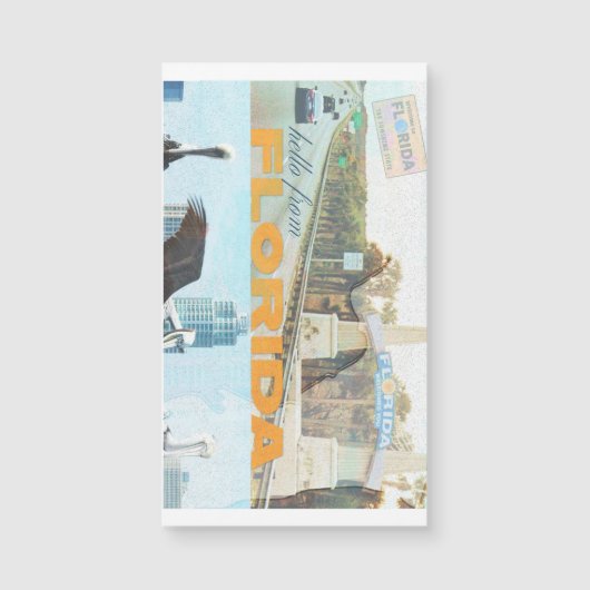 Carte Magnétique Aimant de Floride (Devant)