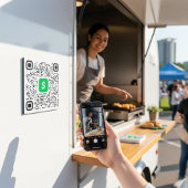 Carte Magnétique Aimant de l'application de paiement par code QR