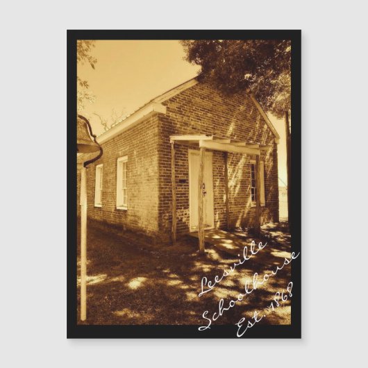 Carte Magnétique Aimant d'une chambre d'école (Devant)