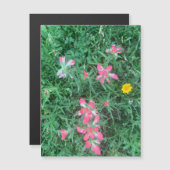 Carte Magnétique Aimant Fleurs mixtes (Devant / Derrière)