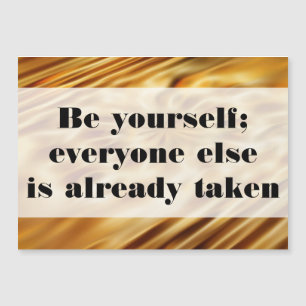 Carte Magnétique Ajoutez vos propres textes, citations, paroles et 