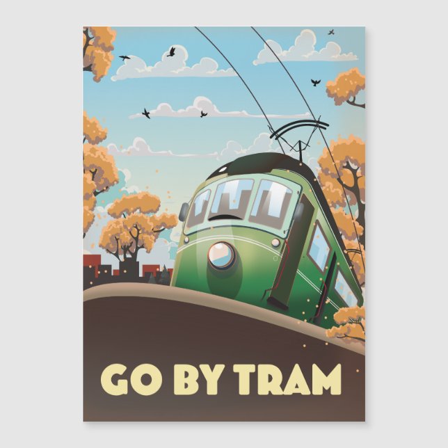 Carte Magnétique Aller en tramway (Devant)