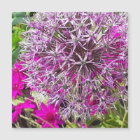 Carte magnétique Allium & Fleurs d'été