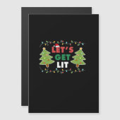 Carte Magnétique Allumons les Classiques Graphiques Rétro (Devant / Derrière)