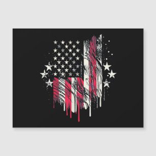 Carte Magnétique American Flag Mens USA Toddler American Flag 4e o