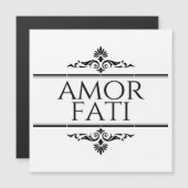 Carte Magnétique Amor Fati (Devant / Derrière)