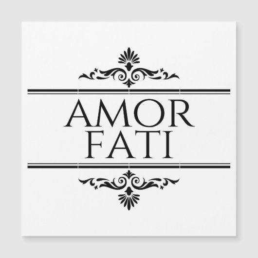 Carte Magnétique Amor Fati (Devant)