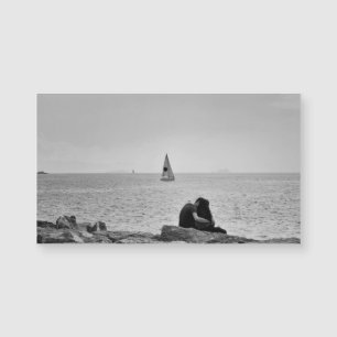 Carte Magnétique Amour au bord de la mer