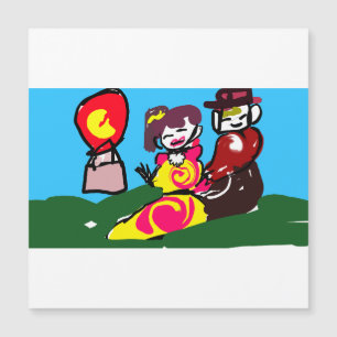 Carte Magnétique Amour de la Saint-Valentin