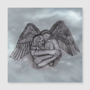 Carte Magnétique Ange Eros en amour