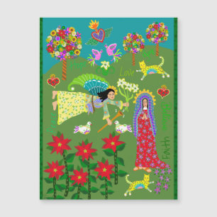 Carte Magnétique Ange Gabriel et la Vierge Marie Annonciation