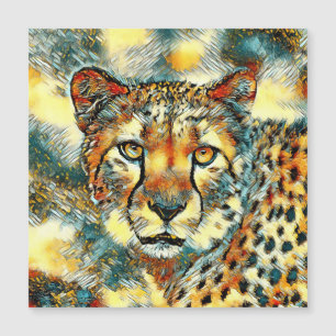 Carte Magnétique AnimalArt_Cheetah_004
