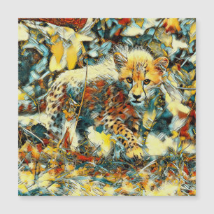 Carte Magnétique AnimalArt_Cheetah_07
