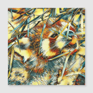 Carte Magnétique AnimalArt_RedPanda_003