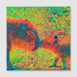 Carte Magnétique AnimalColor_Capybara_005