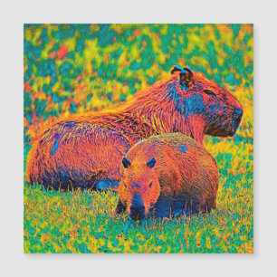 Carte Magnétique AnimalColor_Capybara_006