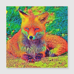 Carte Magnétique AnimalColor_Fox_001