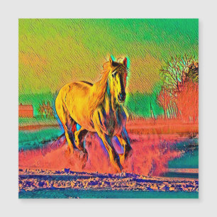 Carte Magnétique AnimalColor_Horse_003