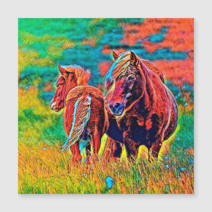 Carte Magnétique AnimalColor_Horse_018
