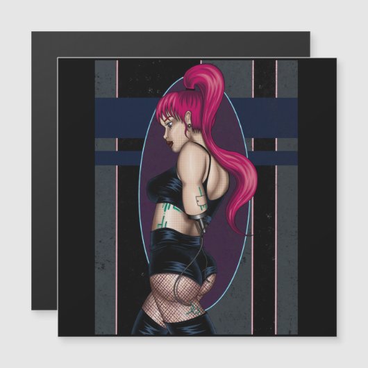 Carte Magnétique Anna (Devant / Derrière)