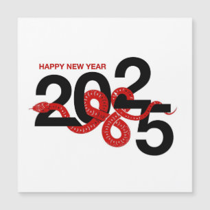 Carte Magnétique Année du Serpent 2025