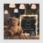 Carte Magnétique Annonce de grossesse surprise pour bébé moderne (Devant)