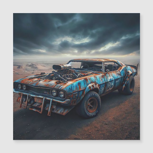 Carte Magnétique Apocalypse Classic Chevy Camaro (Devant)