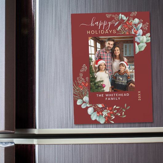 Carte magnétique Aquarelle Botanique Bourgogne