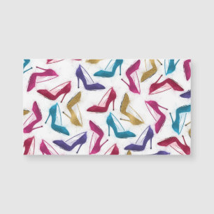 Carte Magnétique Aquarelle de talons haute or moderne