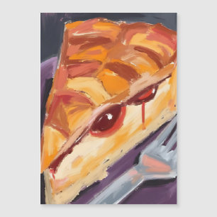 Carte magnétique aquarelle de Thanksgiving à la ta