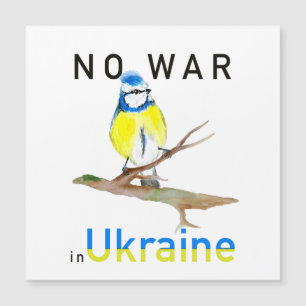 Carte Magnétique Aquarelle Pas de guerre en Ukraine Sac fourre-tout