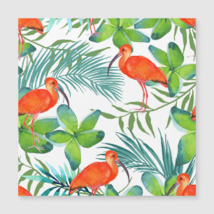 Carte Magnétique Aquarelles : motif vintage sans soudure.