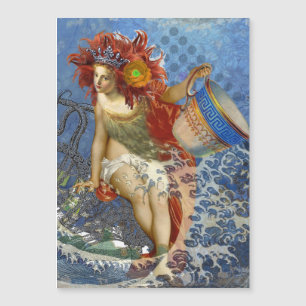 Carte Magnétique Aquarius Mermaid Bleu gothique